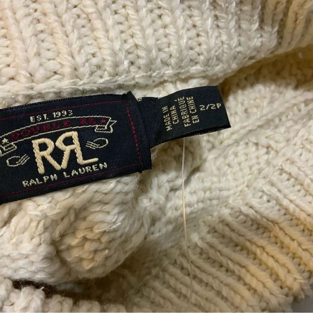 New Ralph Lauren lamb wool and silk Cable knit dress 2 - Picture 10 of 13